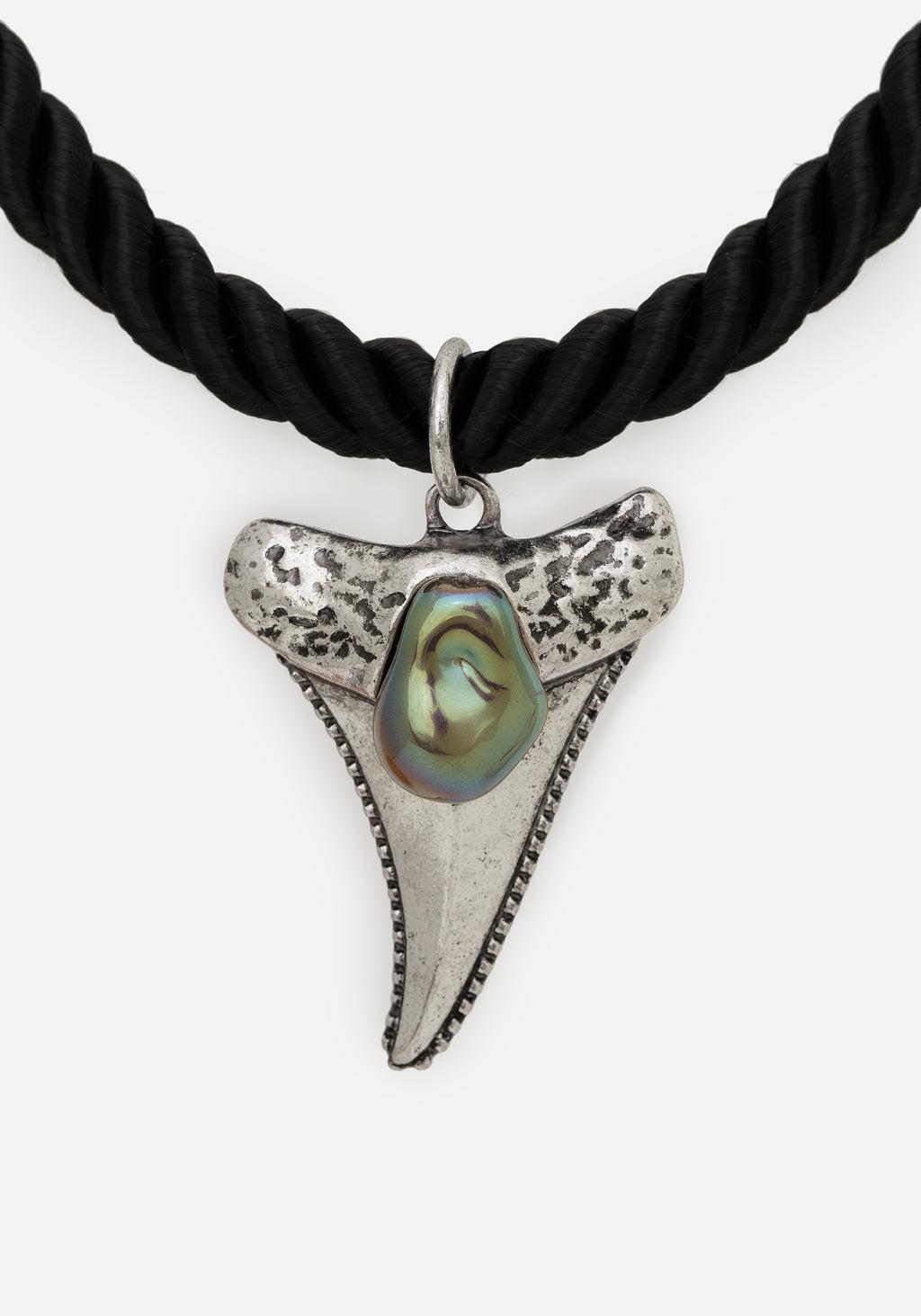 Shark Tooth Rope Necklace Product Image