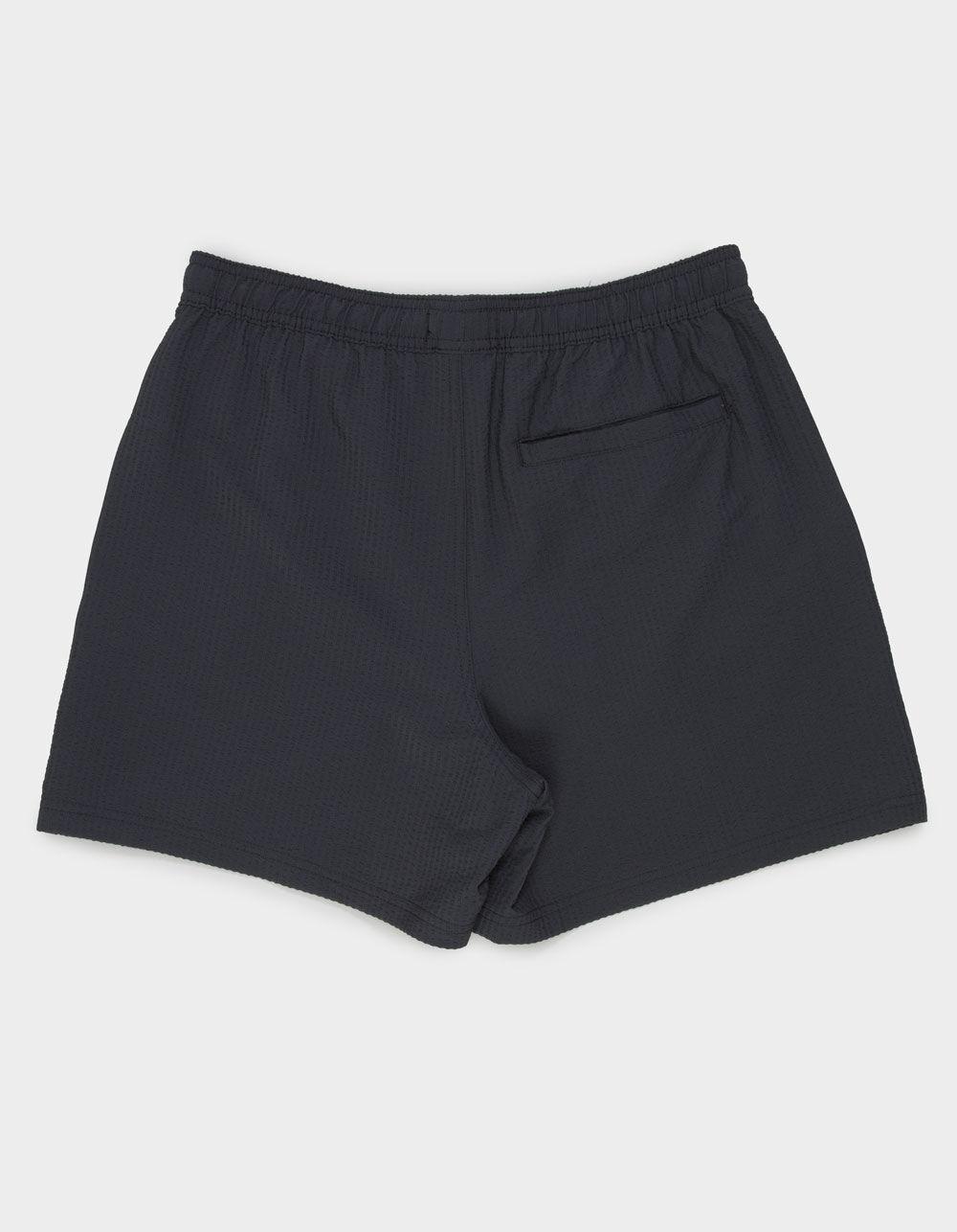 RSQ Mens Seersucker 5" Pull On Shorts - WASHED BLACK Product Image