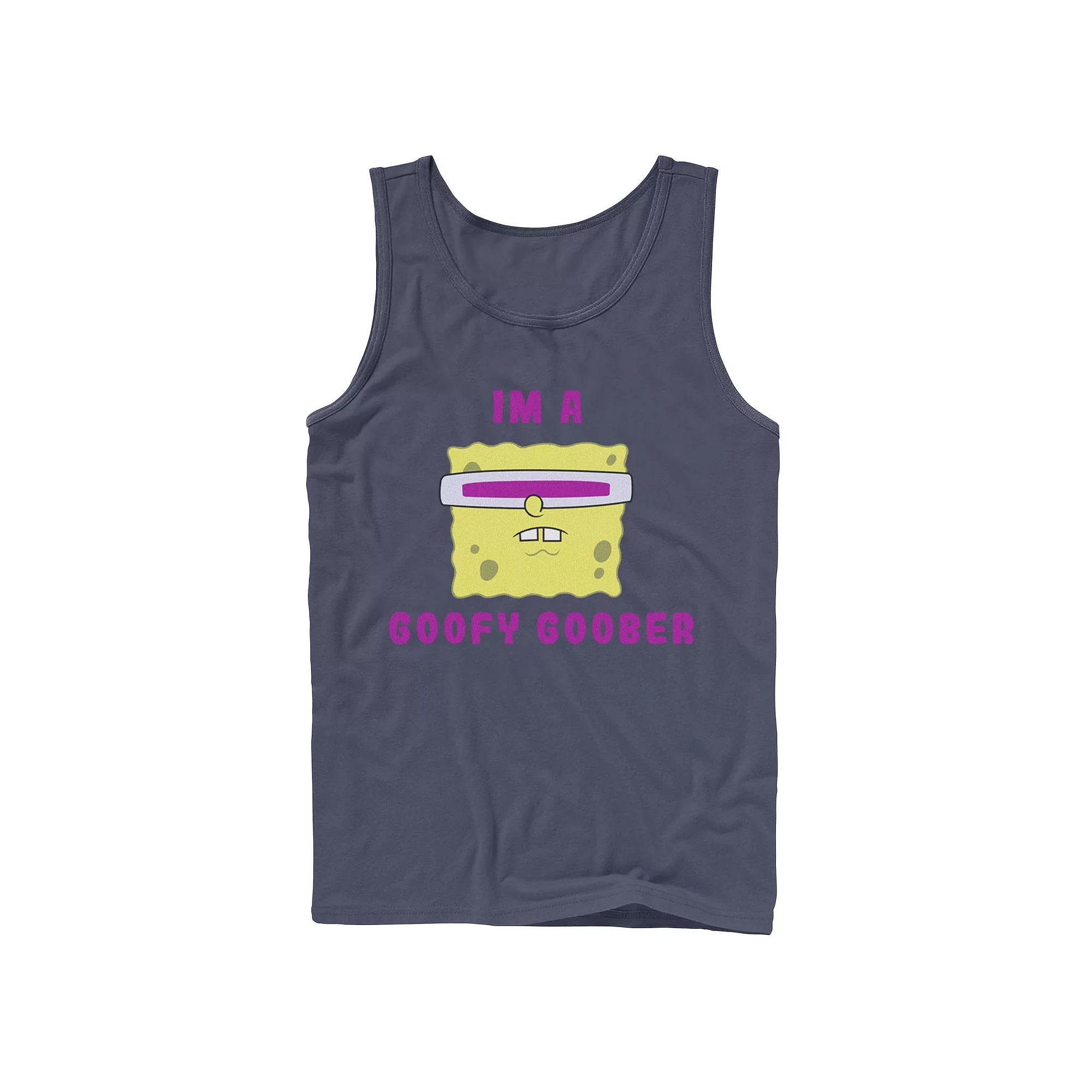 Men's Nickelodeon SpongeBob SquarePants I'm A Goofy Goober Portrait Graphic Tank Top,  Product Image