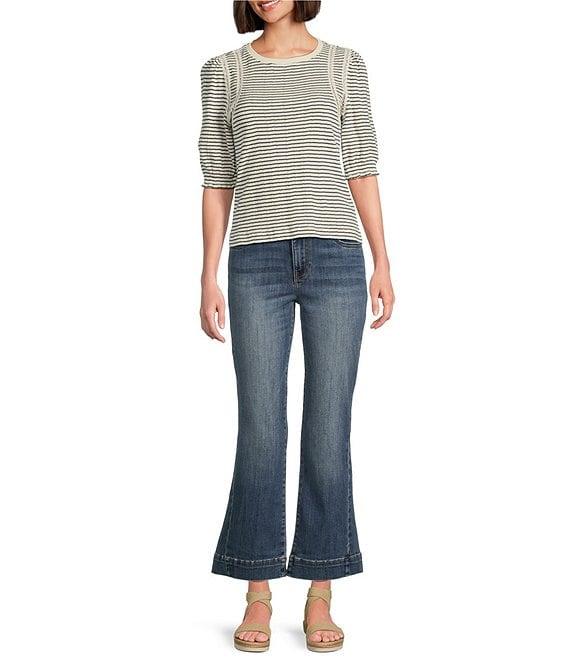 KUT from the Kloth Kelsey Stretch Denim High Rise Flare Leg Jeans Product Image