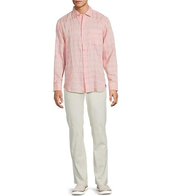 Tommy Bahama Big & Tall Barbados Breeze Playa Plaid Long Sleeve Woven Shirt Product Image