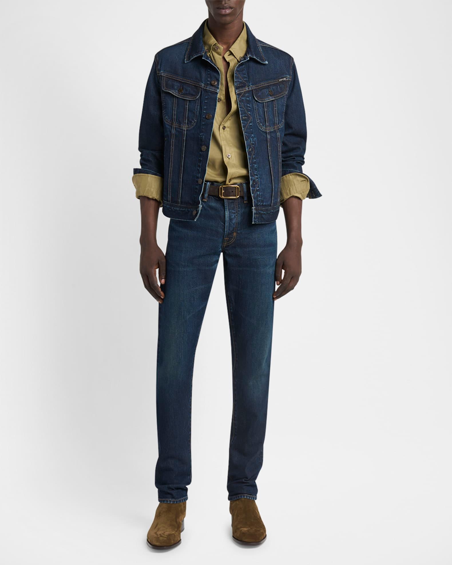 Men's Broken Twill Icon Denim Jacket Product Image