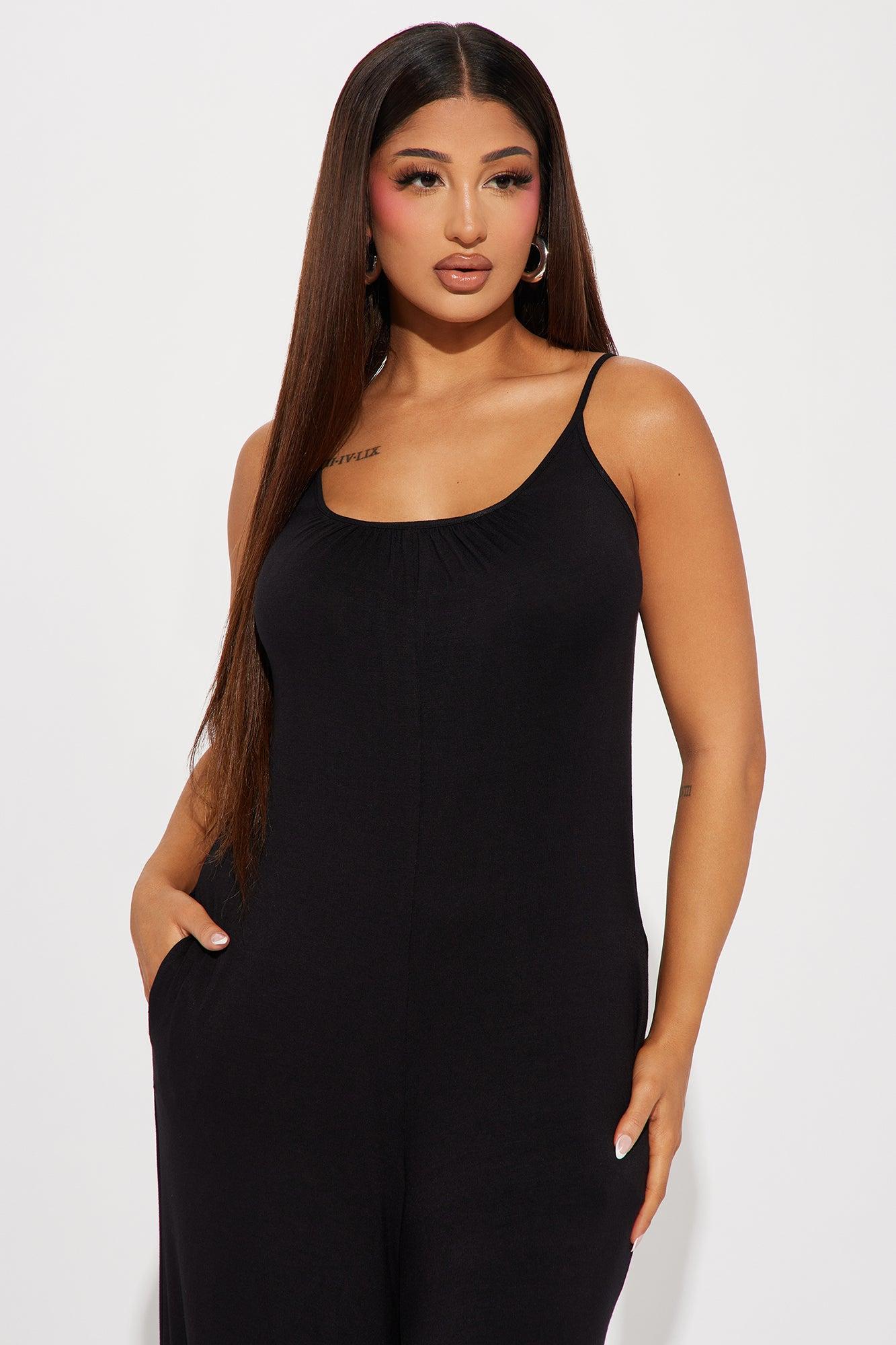 Dare To Dream Jumpsuit  - Black Product Image