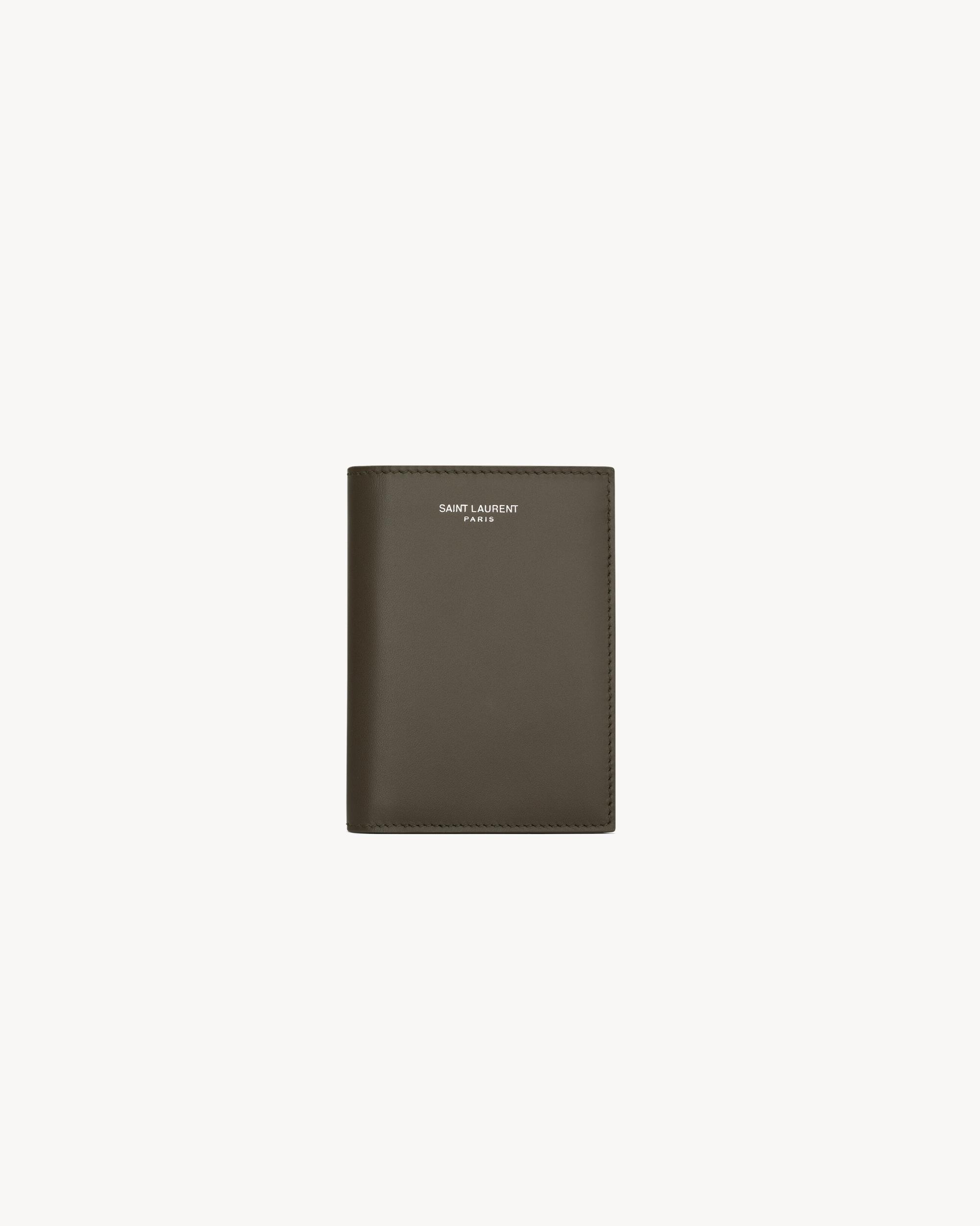 SAINT LAURENT PARIS credit card wallet in smooth leather Product Image