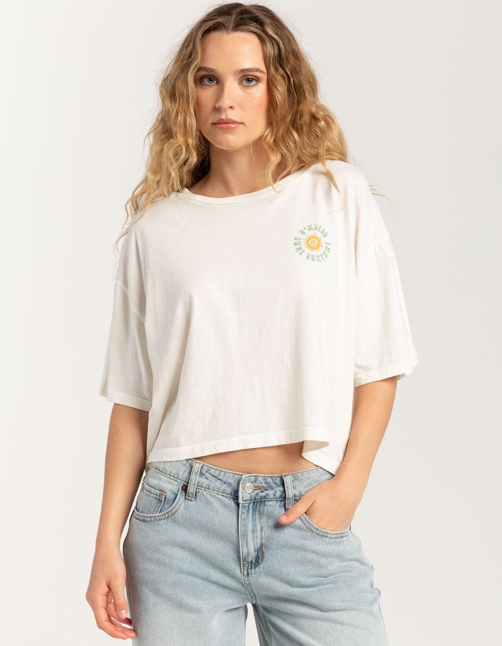 O'NEILL Summer Womens Crop Tee - WHITE Product Image