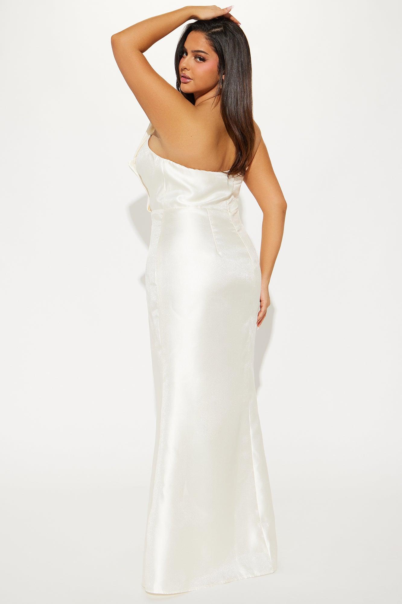 Penny Strapless Gown - Ivory Product Image