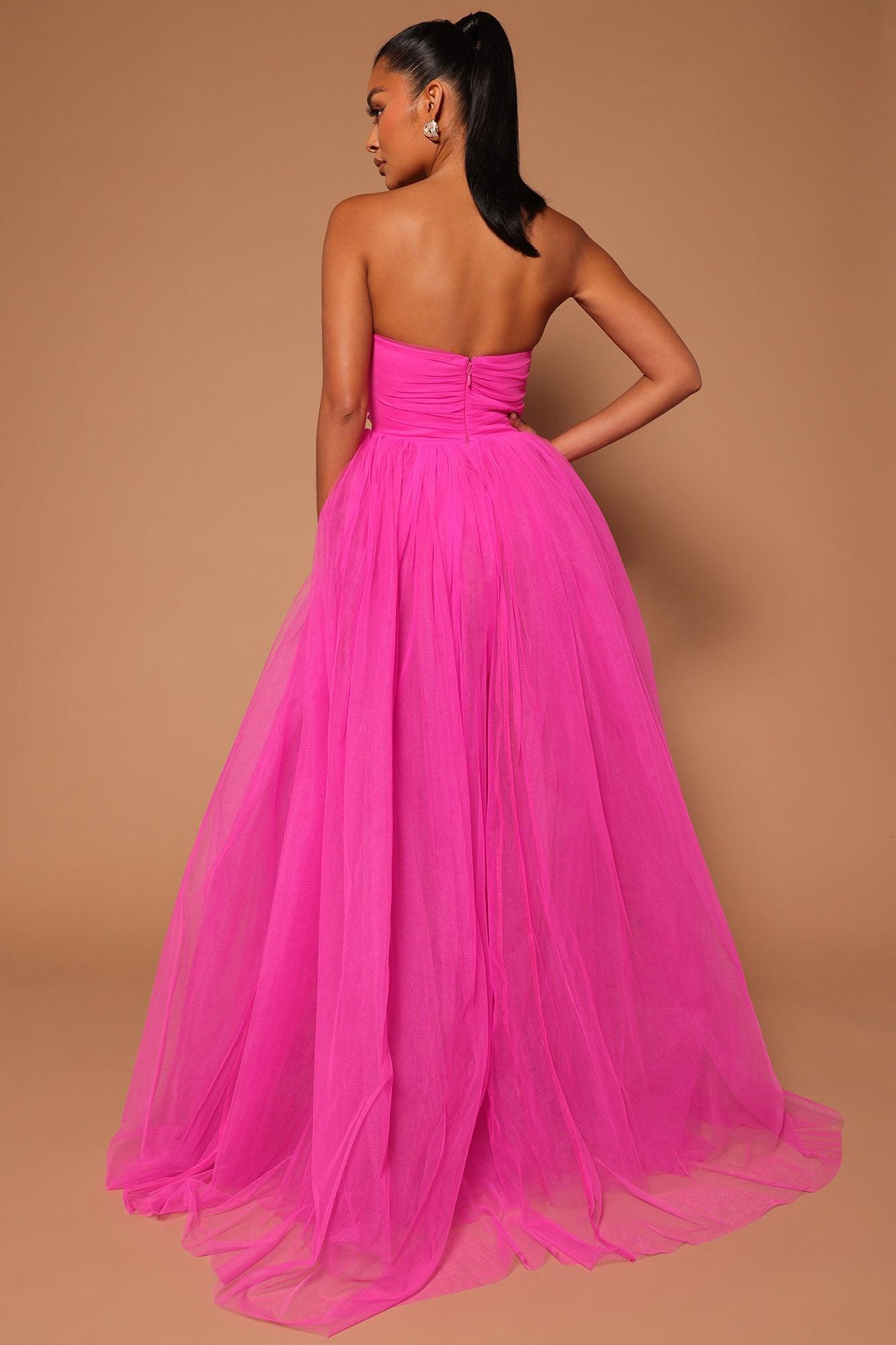 Elle Tulle Gown - Pink Product Image