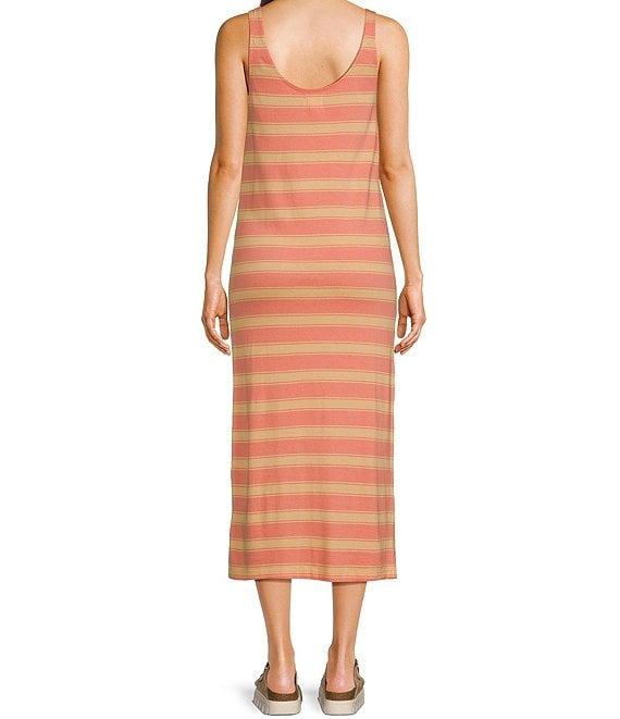 Hurley Better Days Striped Midi Dress Product Image