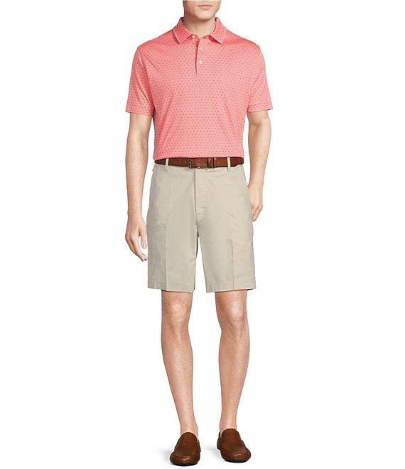 Daniel Cremieux Signature Label Mini Geo Shell Print Short Sleeve Polo Shirt Product Image