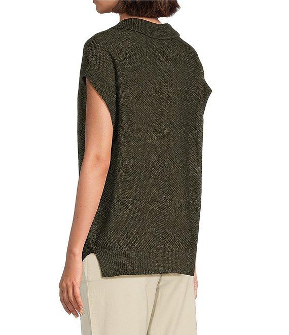 Tommy Bahama Short Sleeve Johnny Collar Linen Top Product Image