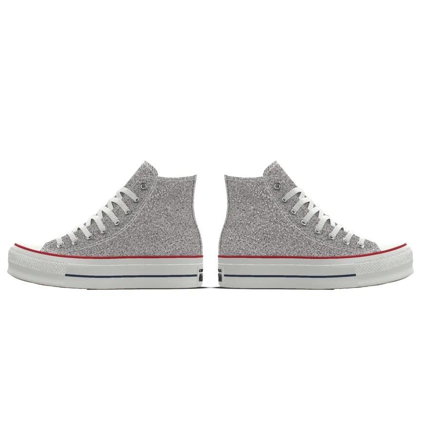 Custom Chuck Taylor All Star Lift Platform Glitter By You Product Image
