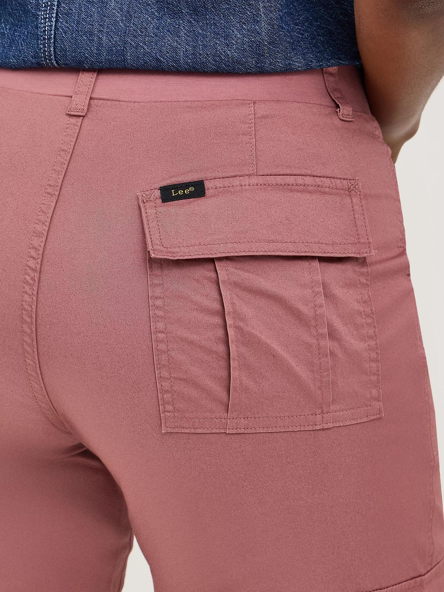 Women's Ultra Lux Comfort with Flex-to-Go Relaxed Fit Cargo Capri | Women's Capris & Crops | Lee® Product Image