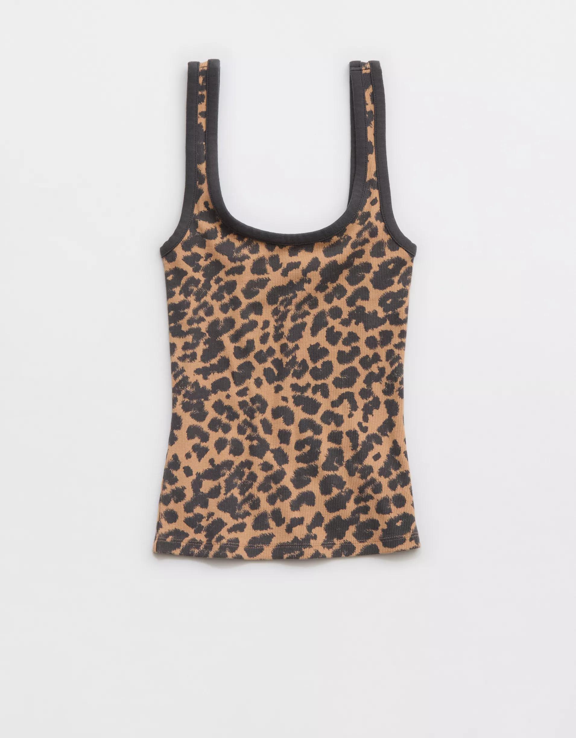 Aerie Double Scoop Neck Tank Top Women's Product Image