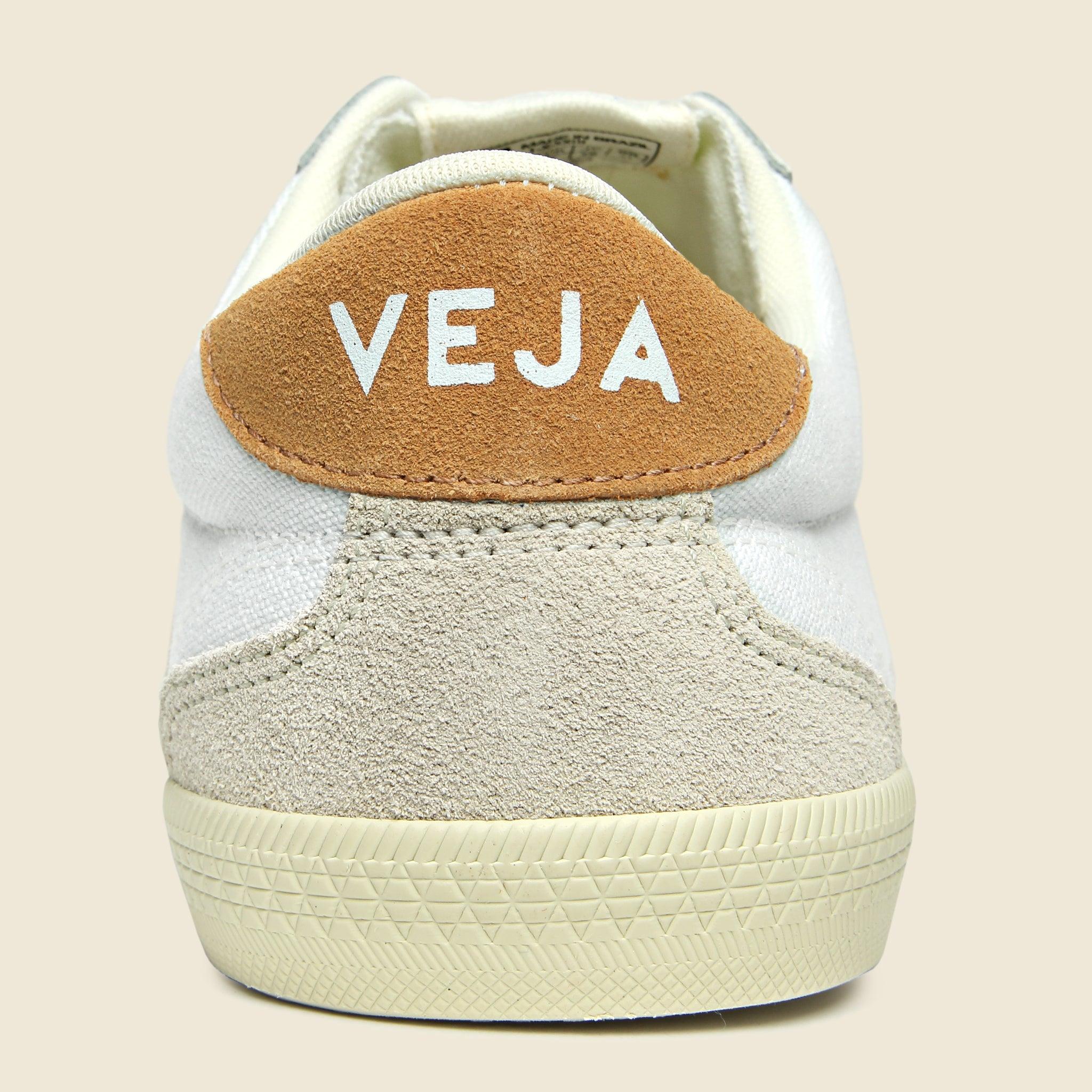 Volley Canvas Sneaker - White Umber Product Image