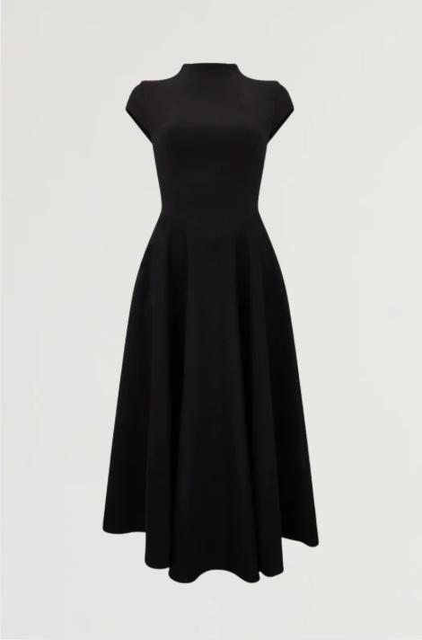 Cap Sleeve Midi Dress Product Image