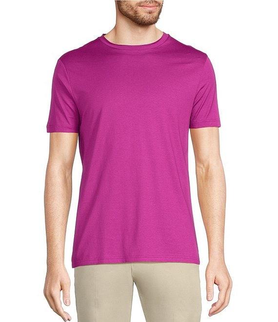 Murano Liquid Luxury Slim Fit Crew Neck Short Sleeve T-Shirt Product Image