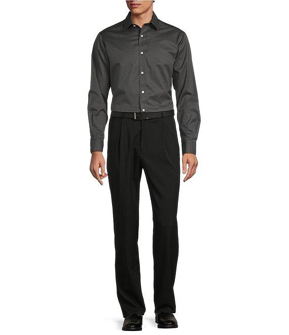 Hart Schaffner Marx Chicago Classic Fit Pleat Solid Dress Pants Product Image
