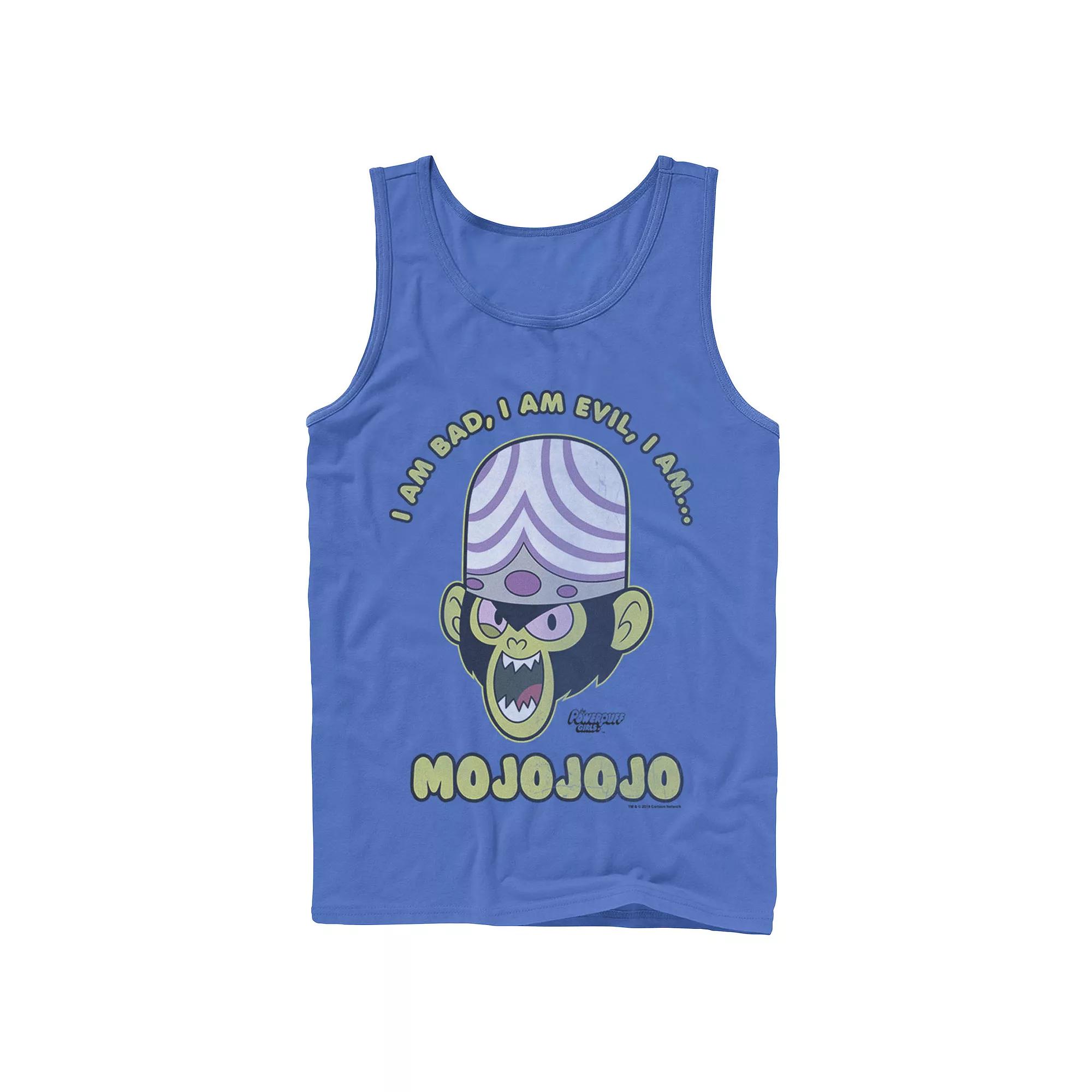 Men's Cartoon Network Mojo Intro "I Am Bad, I Am Evil, I Am... MOJOJOJO" Tank Top,  Product Image