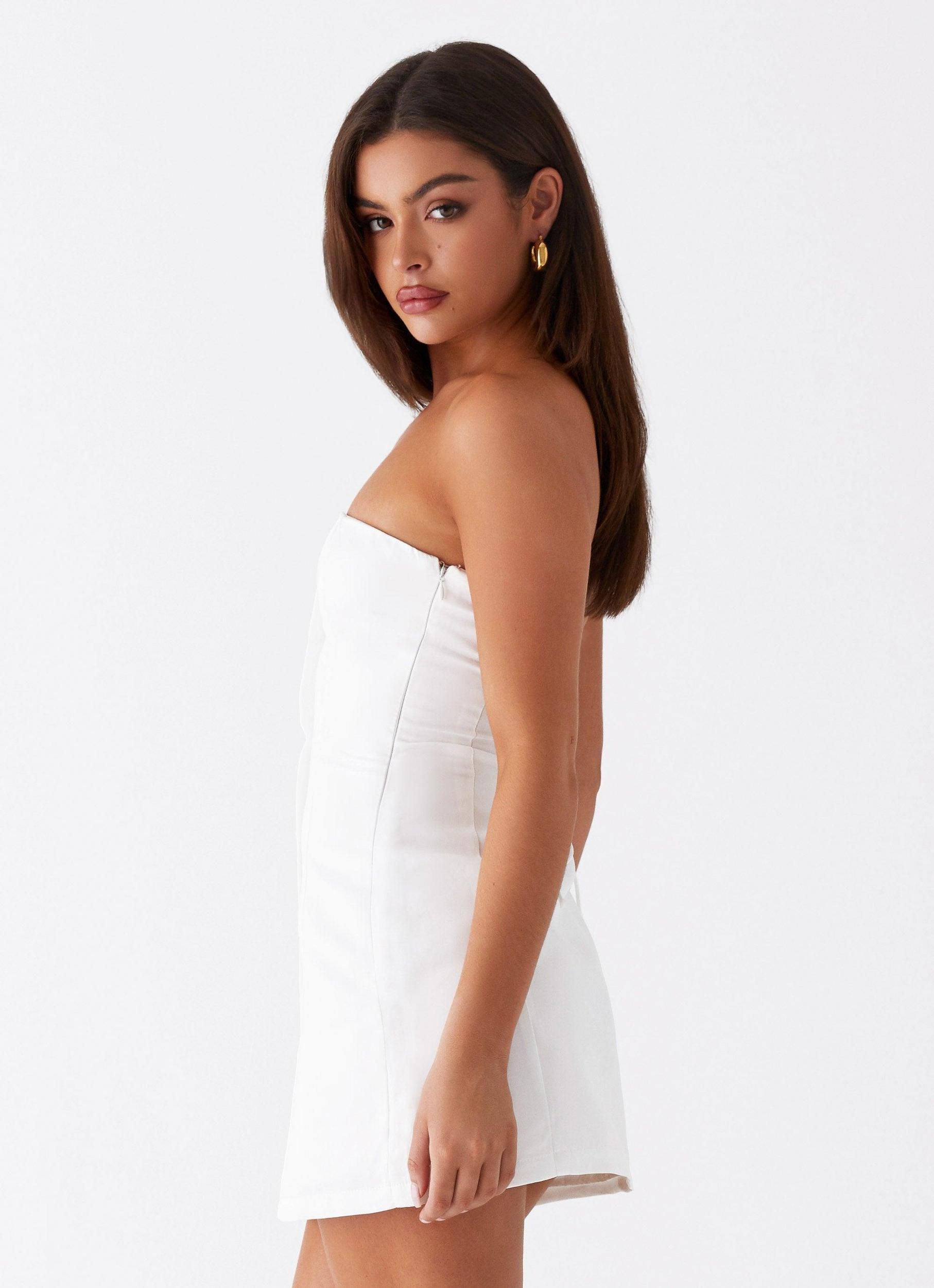 Good Lies Mini Dress - White Product Image