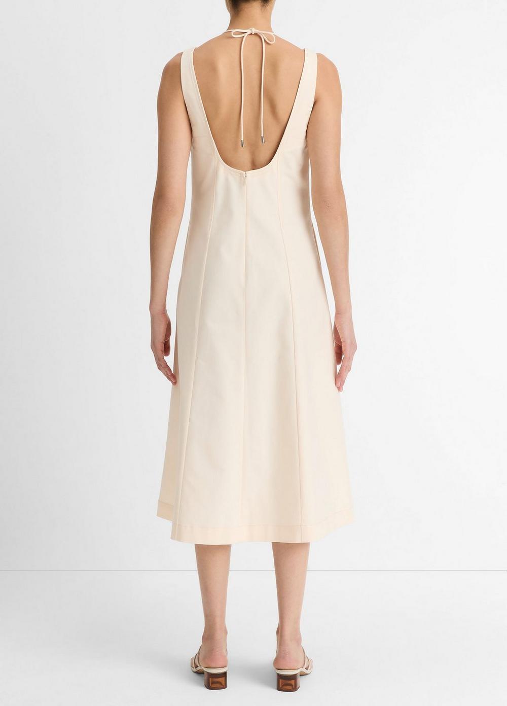 Seamed Cotton Tank Dress Product Image
