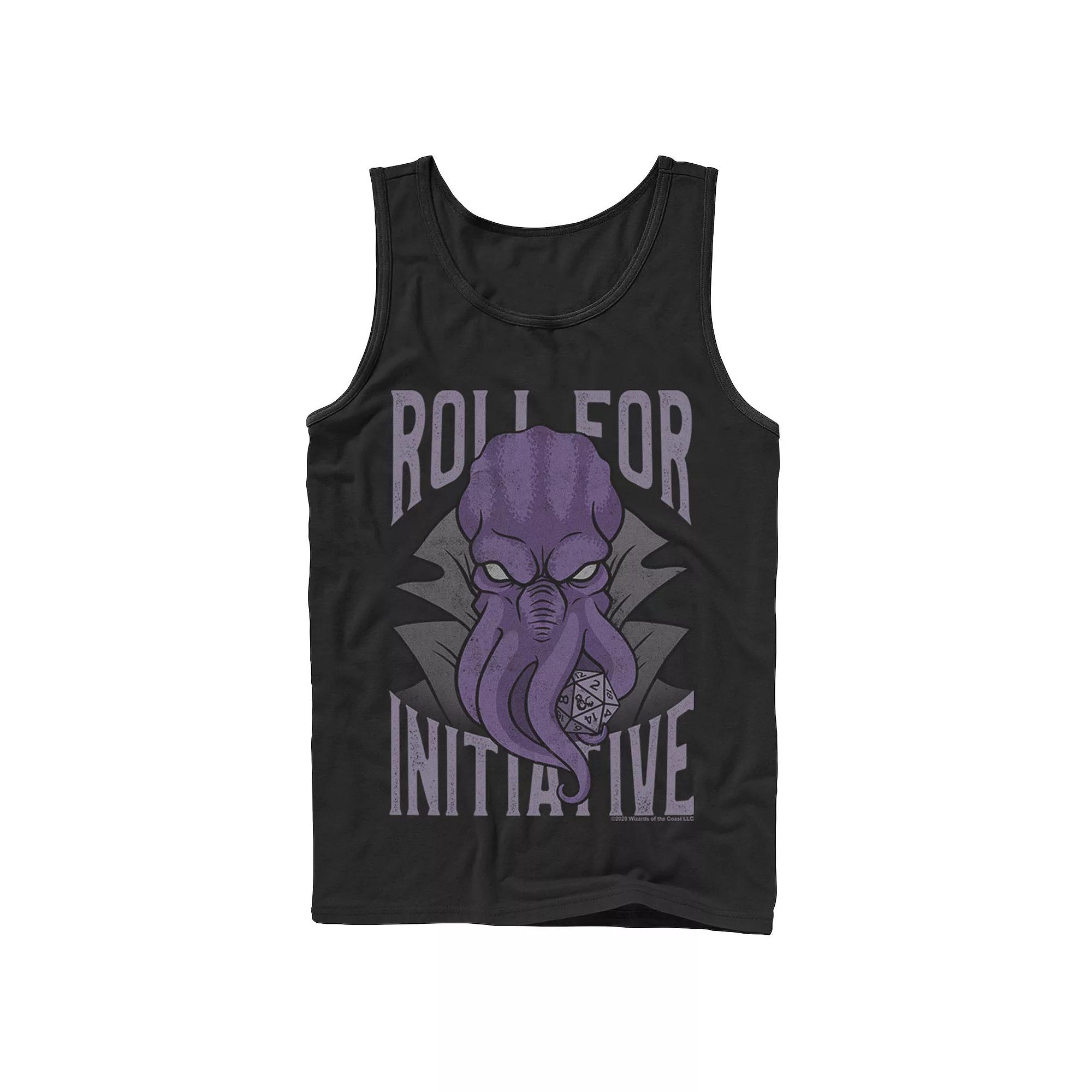 Men's Dungeons And Dragons Illithid Roll For Initiative Tank Top,  Product Image