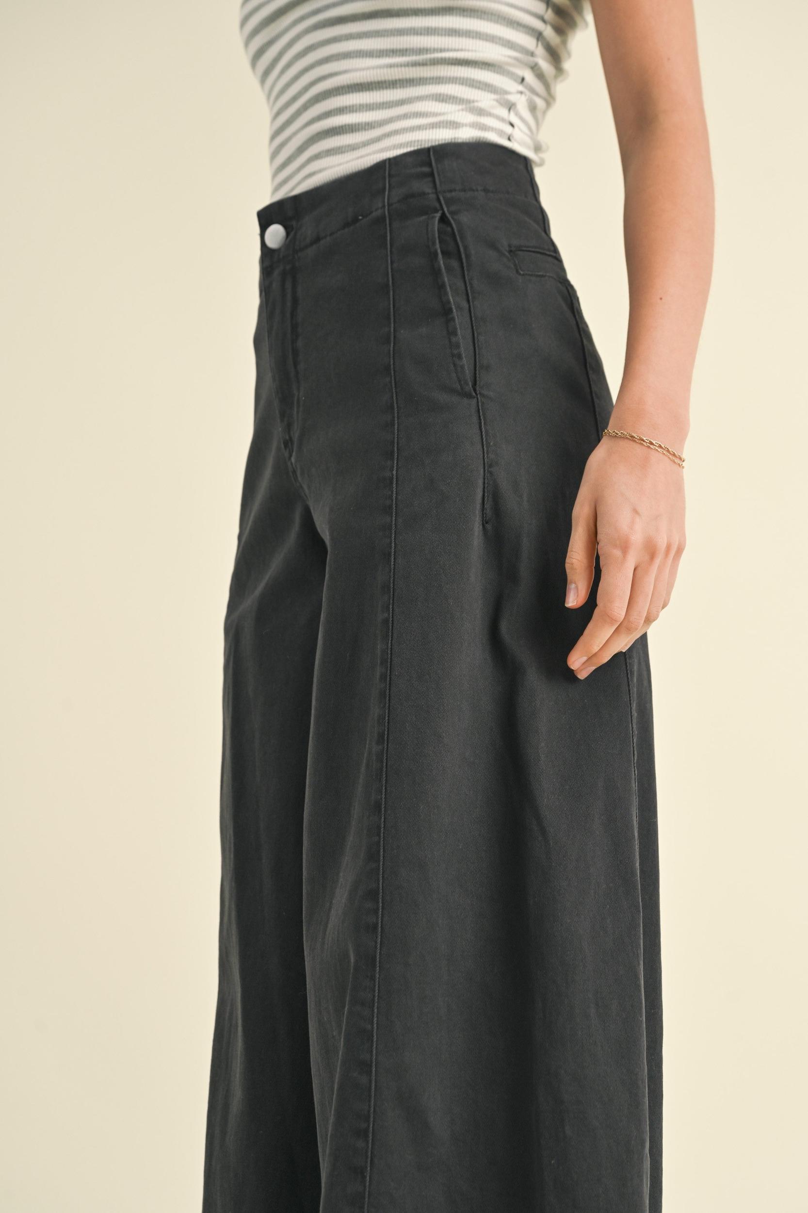 Stretched Wide Leg Premium Pants Product Image