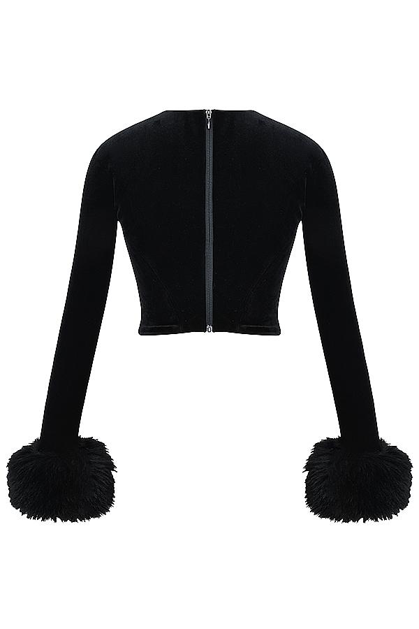 Emira  ivory pleated mini skirt - sale Product Image