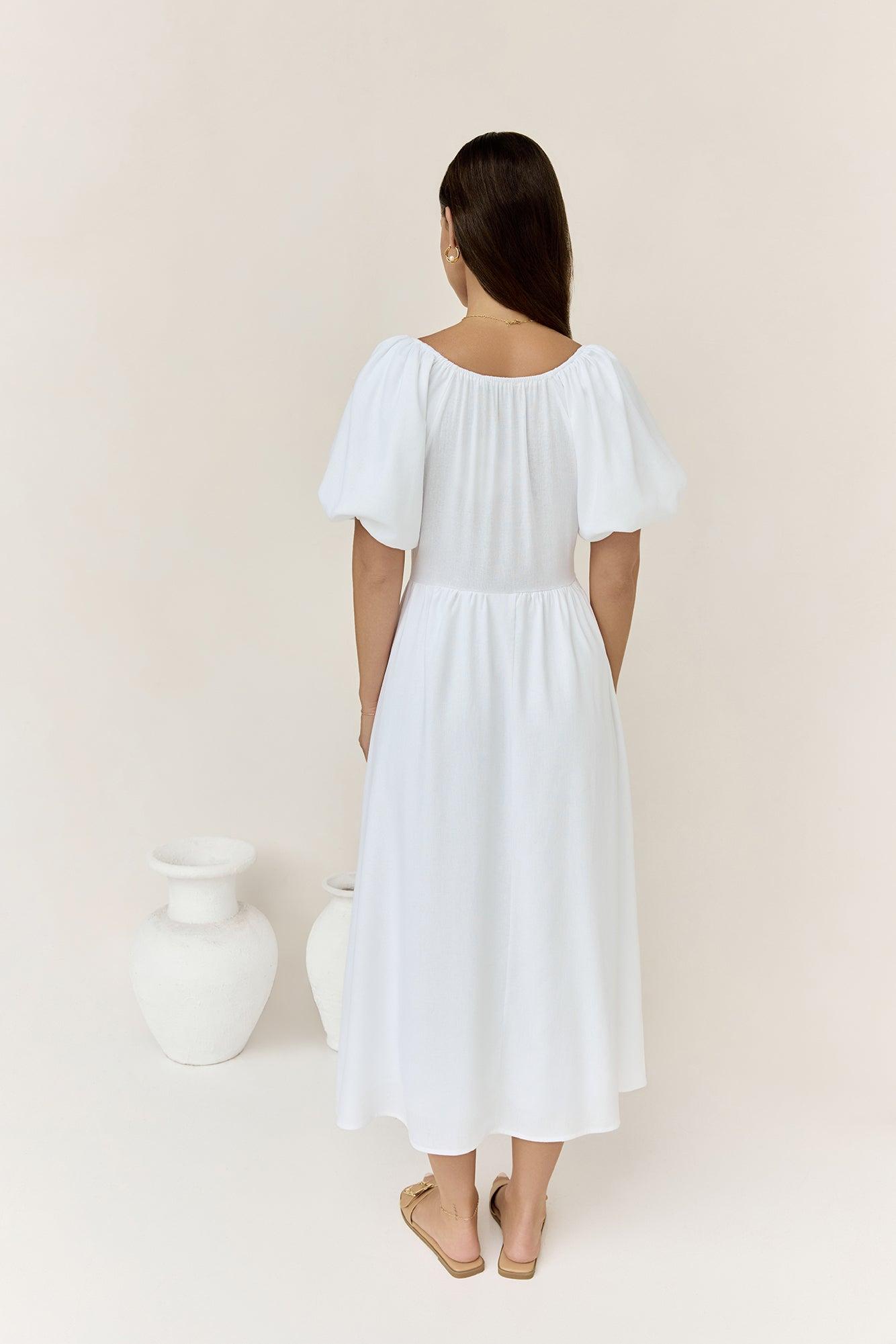 Sunlight Maxi Dress White Product Image
