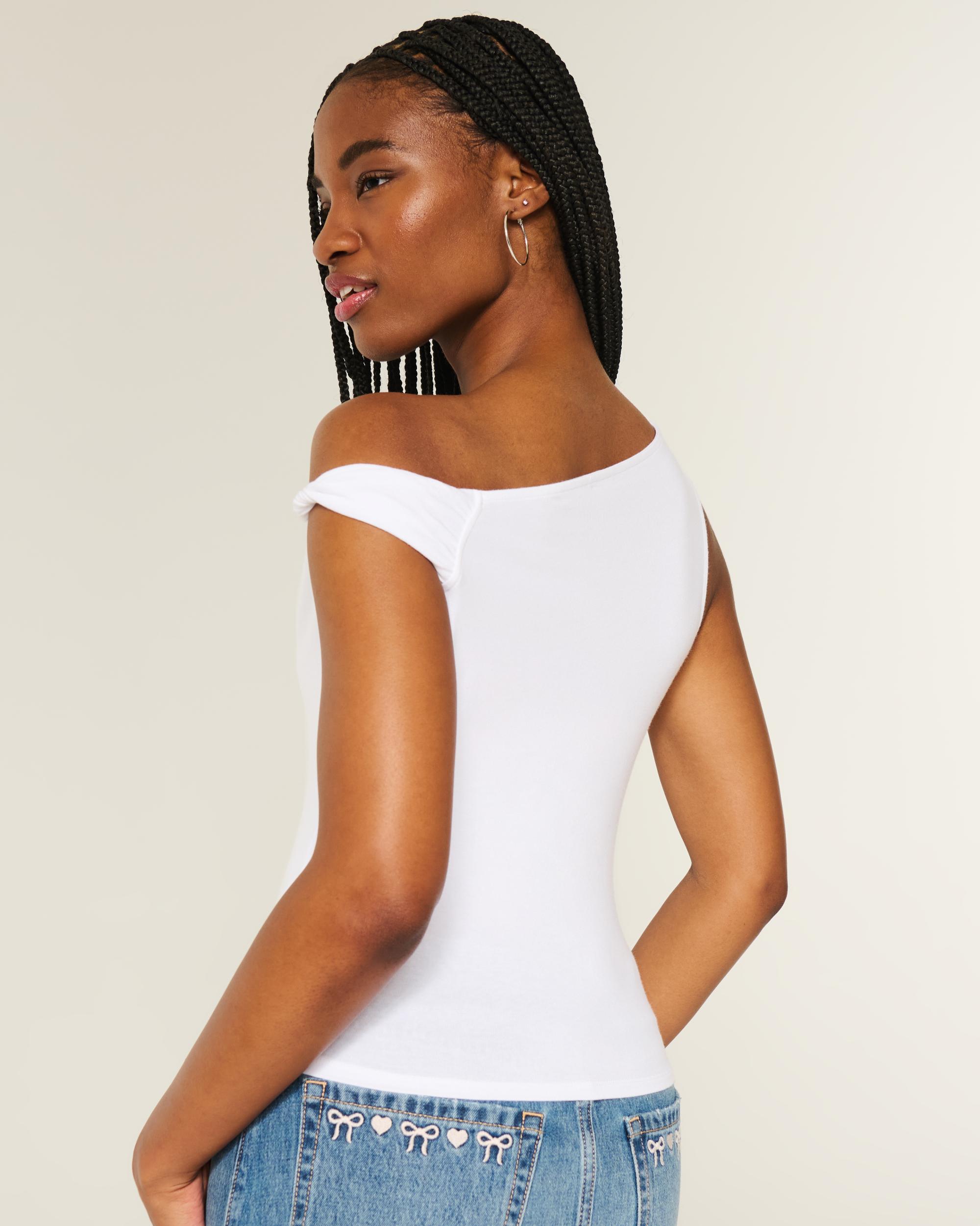 Asymmetrical Off-the-Shoulder Top Product Image