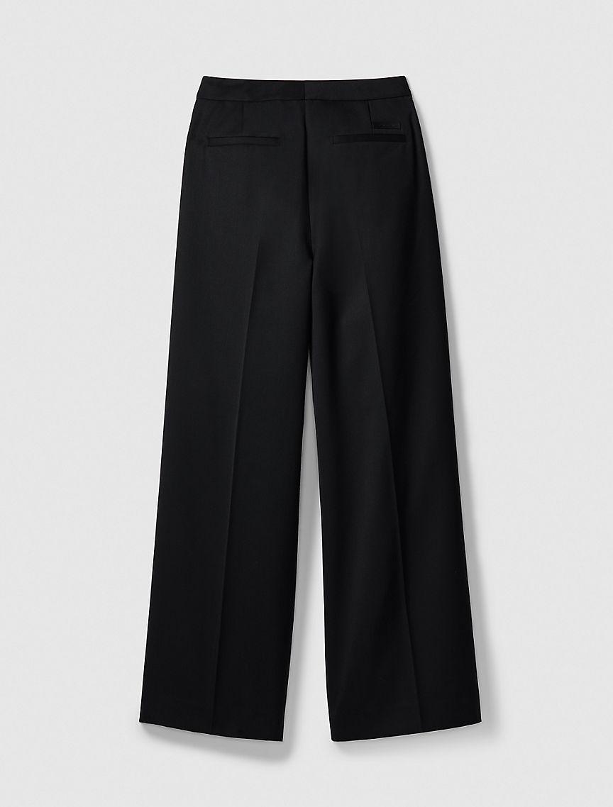 Wool Blend Tailored Pants Product Image