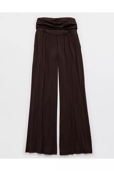 OFFLINE By Aerie Real Me Foldover Super Wide Leg Pant Women's Product Image