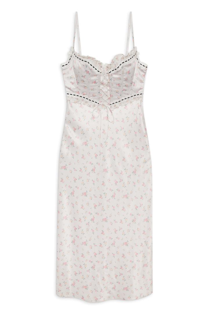 Women's Smocked V-Waist Midi Dress - A New Day™ Product Image