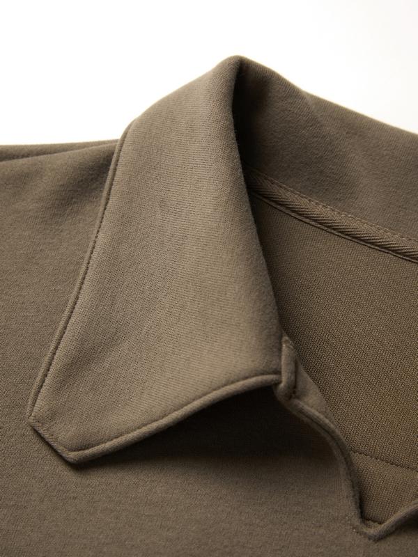 Letter Label Embellished V Neck Oversized Hoodie Product Image