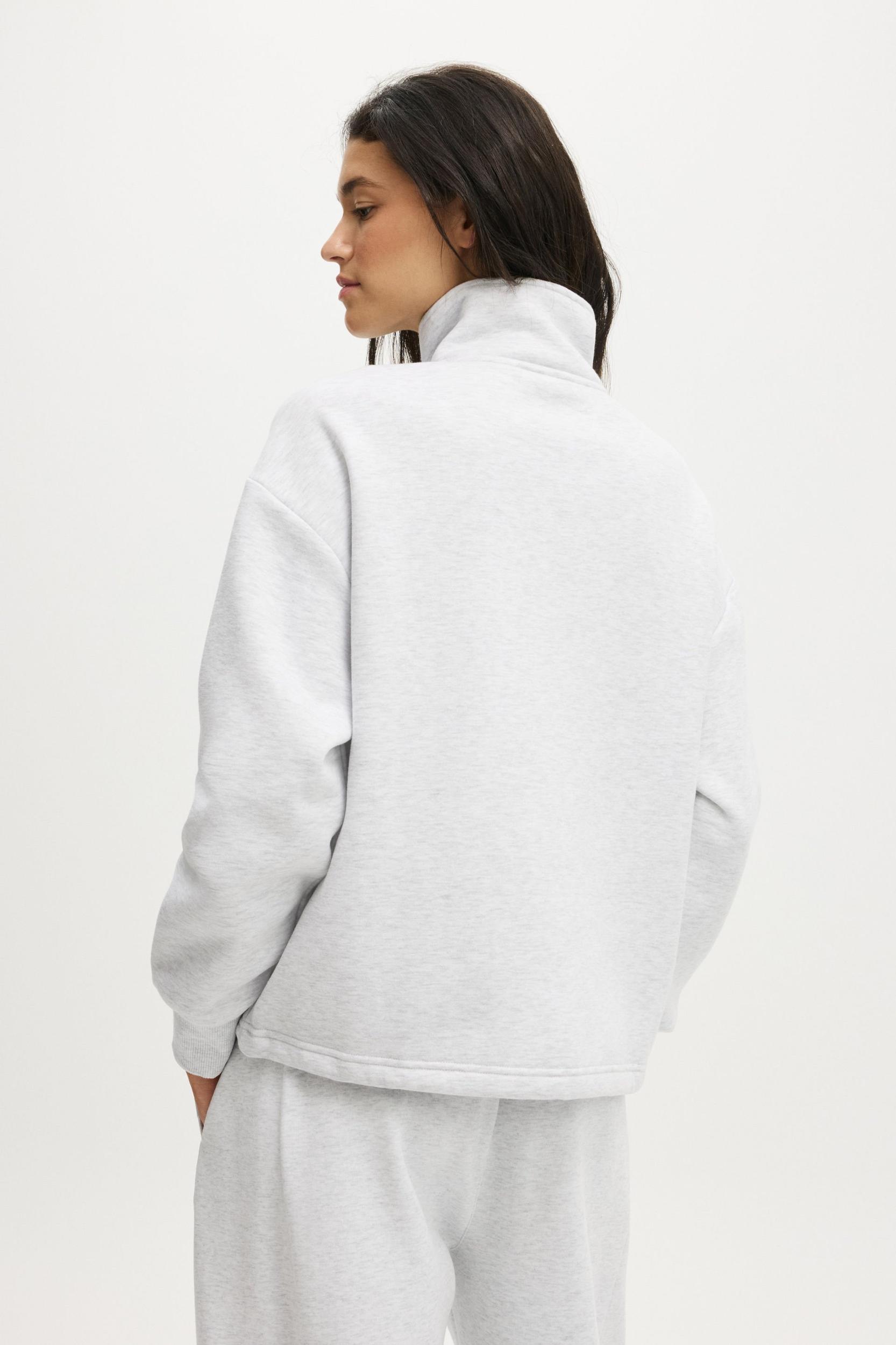 Plush Half Zip Sweatshirt Product Image