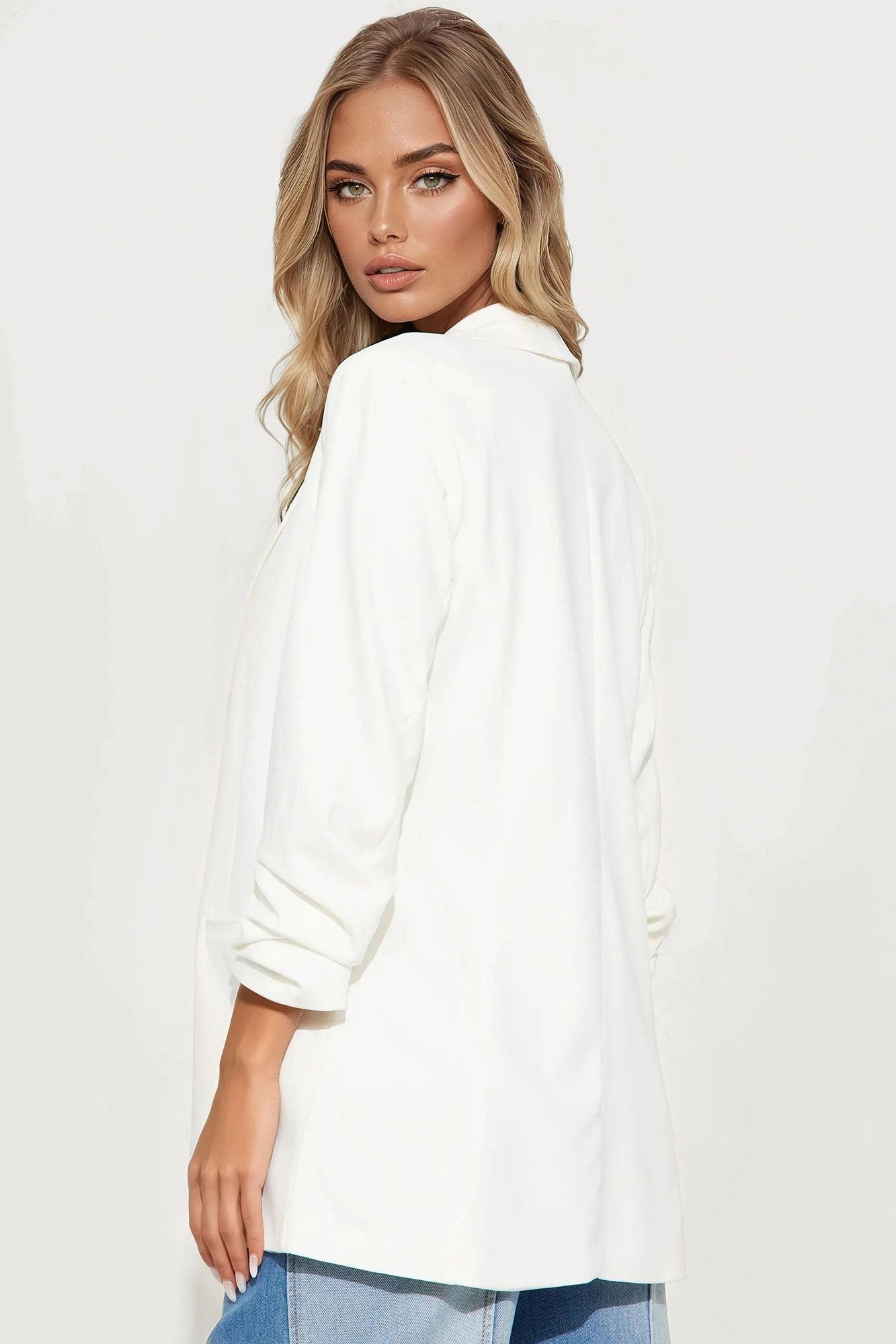 The Juliana Blazer - Ivory Female Product Image