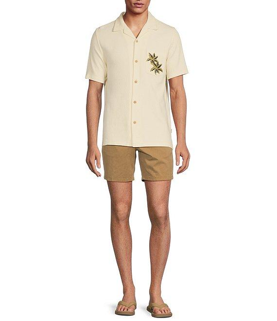 Rowm Outsider's Oasis Short Sleeve Embroidered Camp Weekender Shirt Product Image