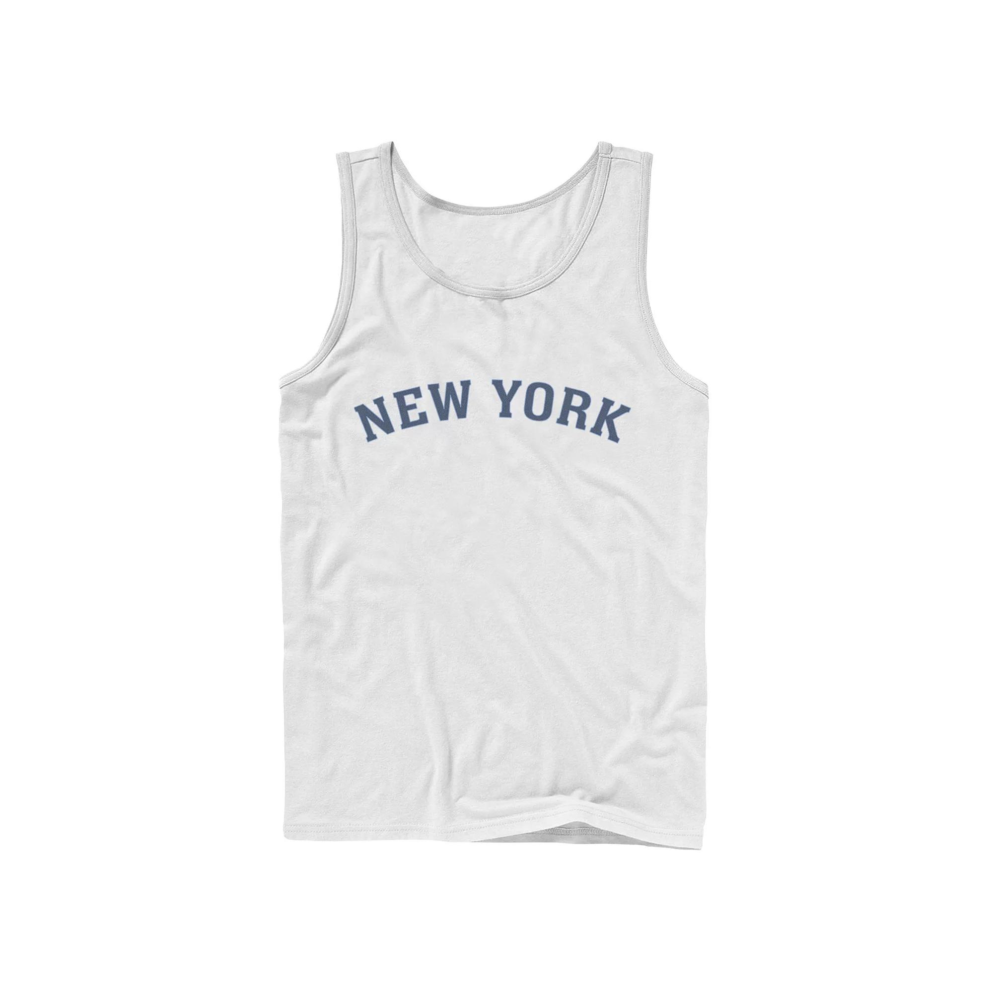 Men's City Of New York Collegiate Typographic Tank Top,  Product Image