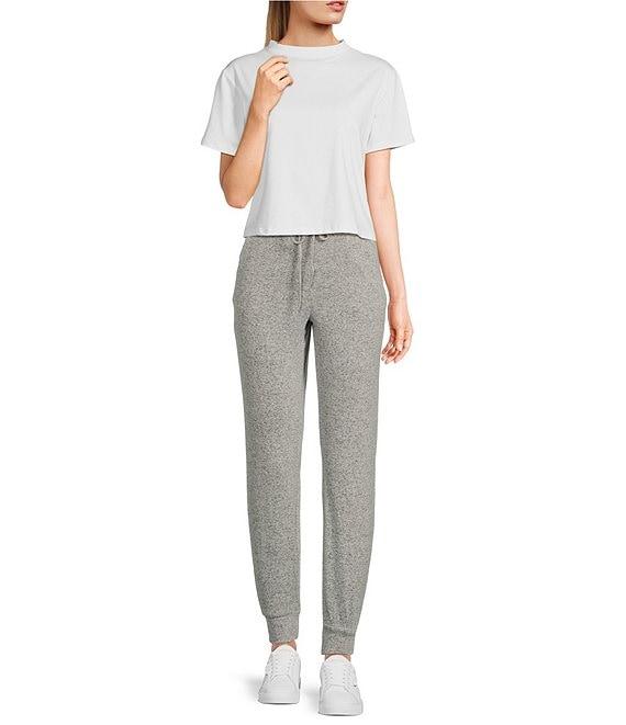 Fornia Crew Neck Short Sleeve Cropped T-Shirt Product Image