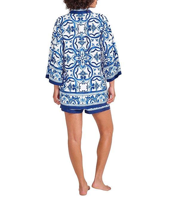Tommy Bahama Terrazzo Tile Drawstring Tie Waist Pull-On Short Swim Cover-Up Product Image