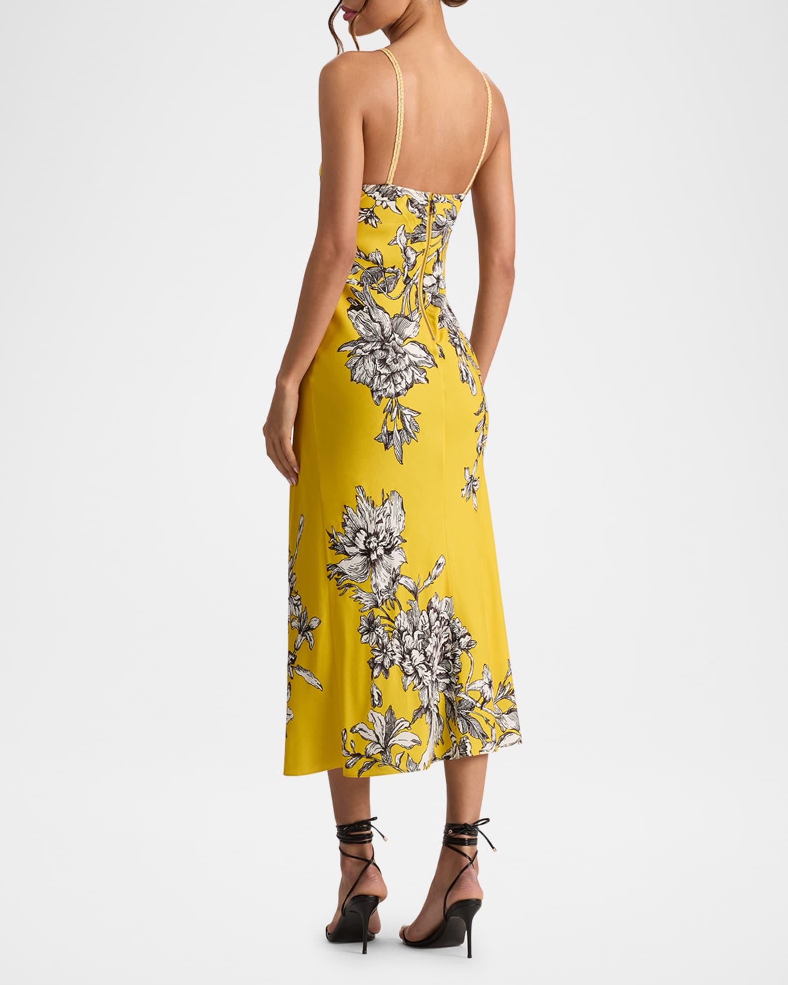 Kiro Blooming Wild Golden Hour Midi Slip Dress Product Image