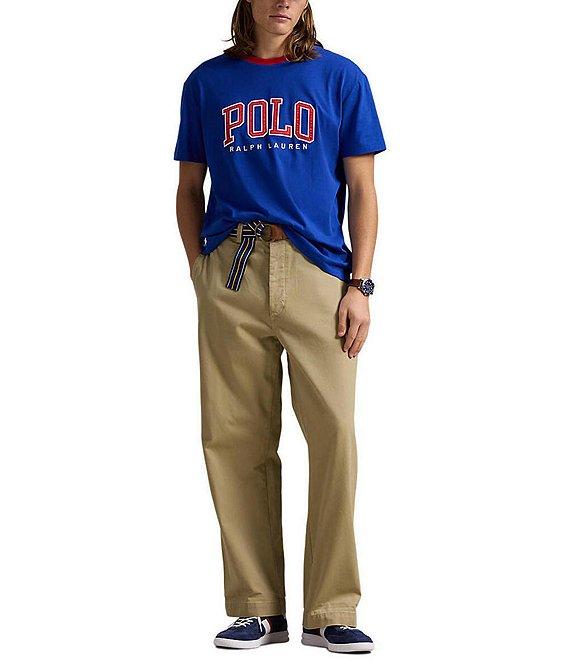 Polo Ralph Lauren Classic Fit Letterman-Logo Short Sleeve T-Shirt Product Image