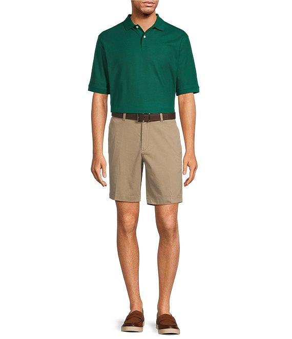 Gold Label Roundtree & Yorke Non-Iron Short Sleeve Solid Pique Polo Shirt Product Image