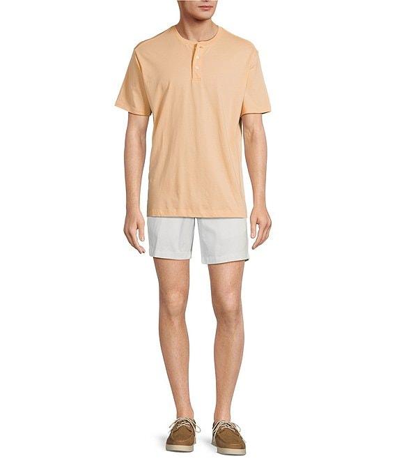 Roundtree & Yorke Short Sleeve Soft Solid Henley Shirt Product Image