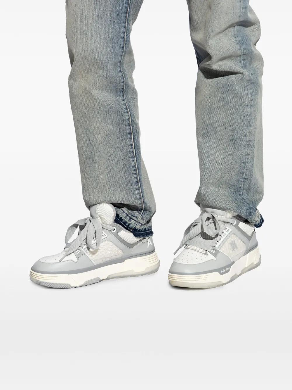 MA-1 panelled leather sneakers Product Image