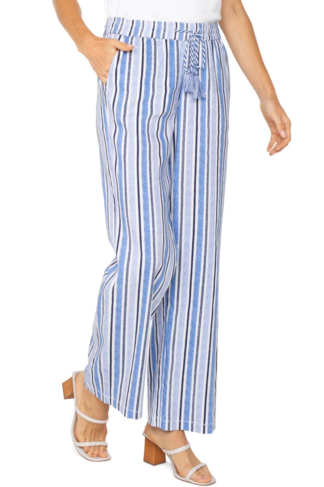 Carrie Pull On Drawstring Wide Leg Pants Product Image