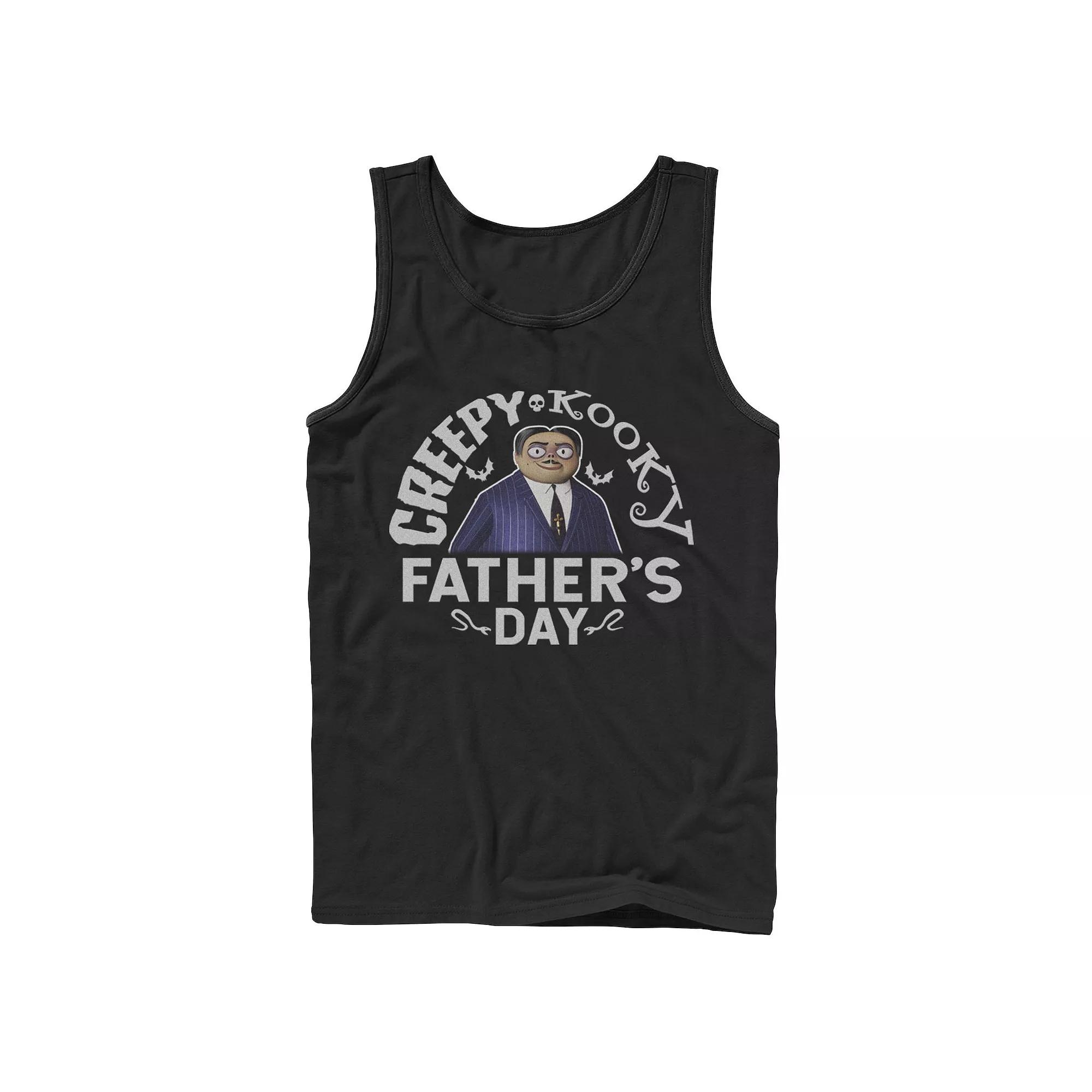Men's The Addams Family Gomez Creepy Kooky Father's Day Tank Top,  Product Image