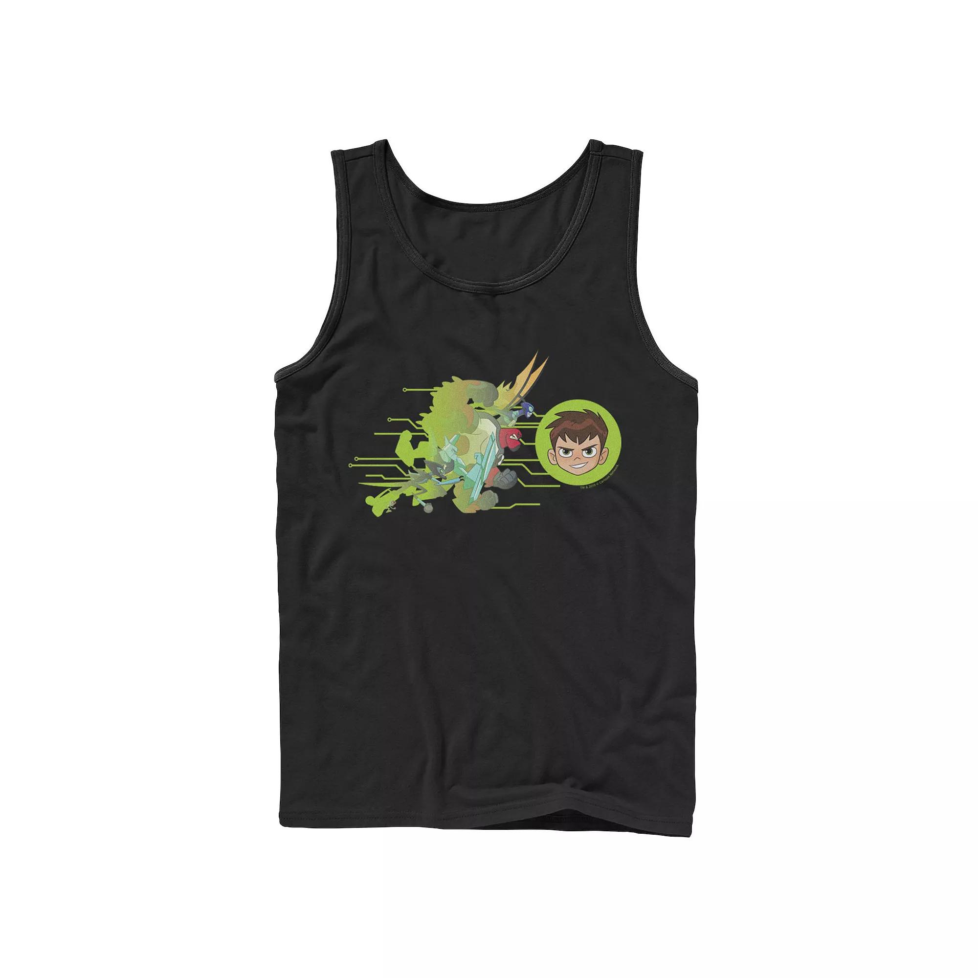 Men's Ben 10 Aliens Charge Tank Top,  Product Image