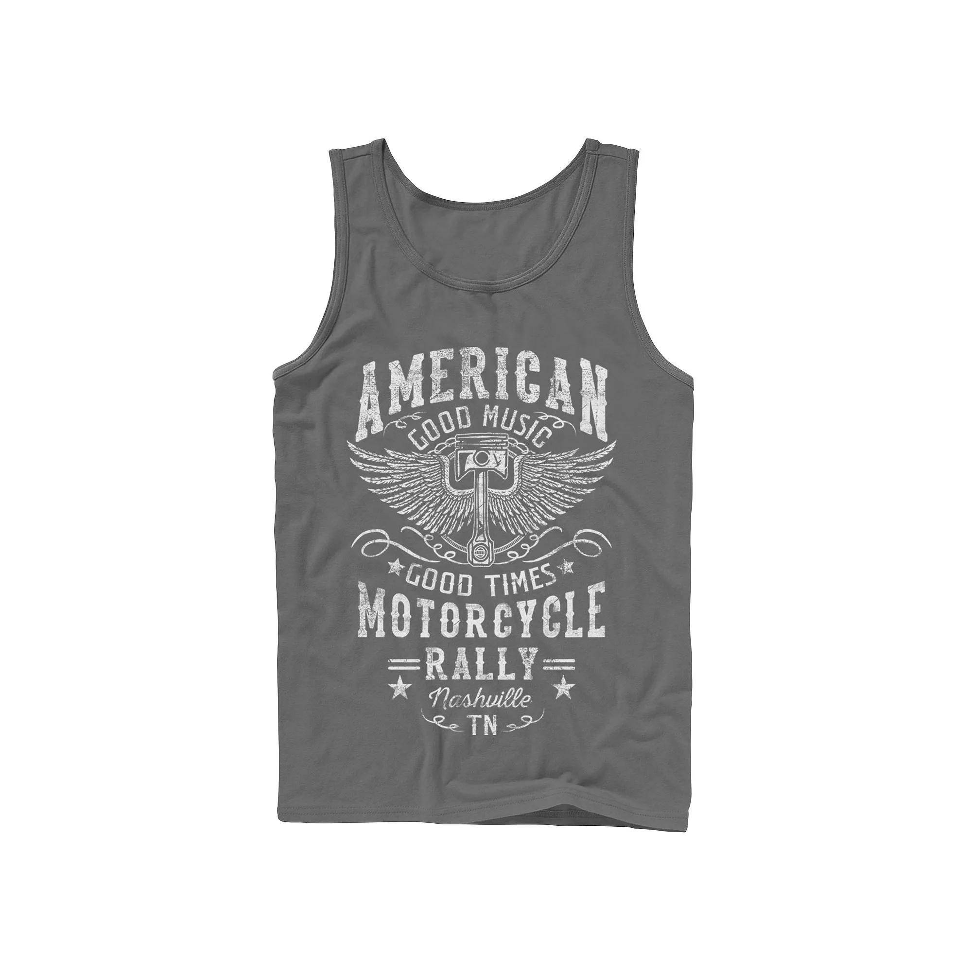 Men's American Motorcycle Rally Nashville TN Tank Top,  Product Image
