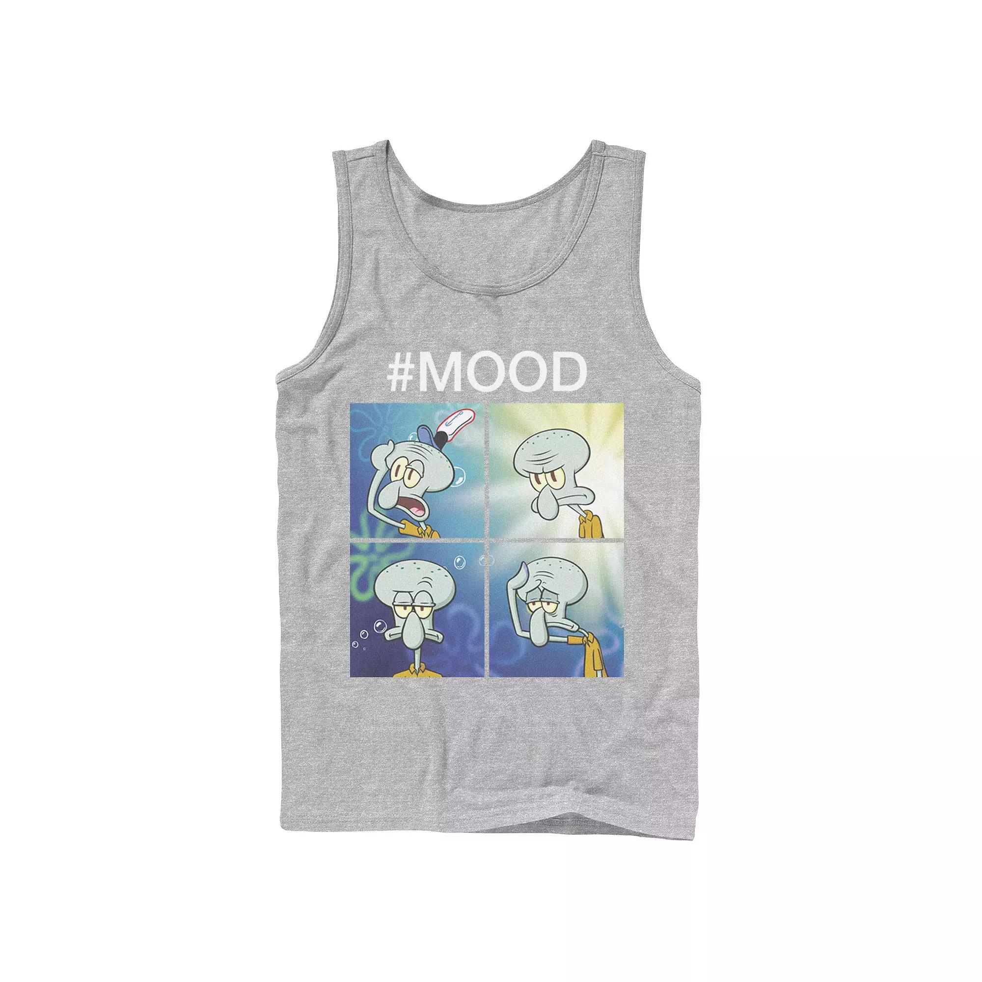 Men's Nickelodeon SpongeBob SquarePants Squidward Mood Tank Top,  Product Image