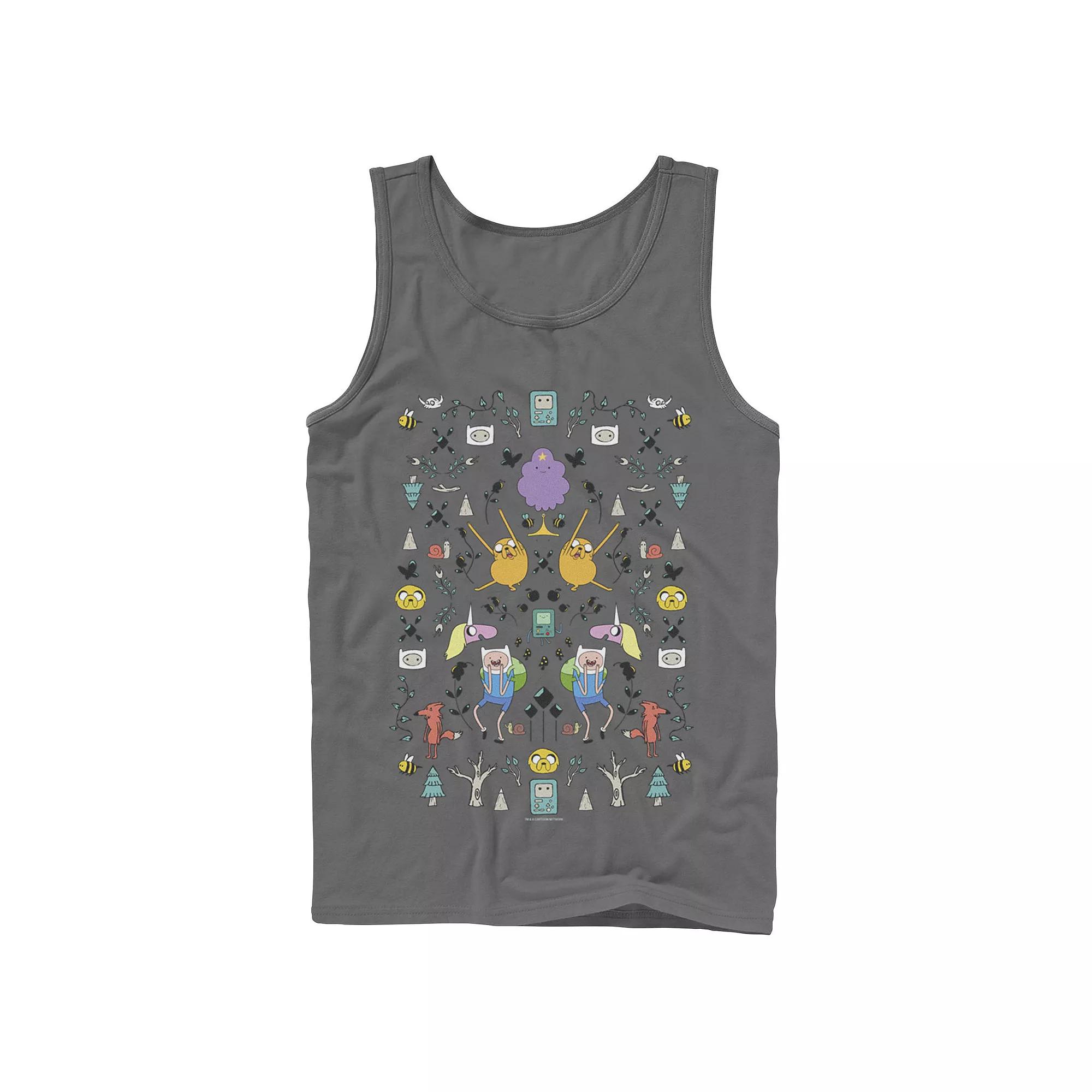 Men's Take The Scenic Route Mountain Sunrise Sketch Tank Top,  Product Image